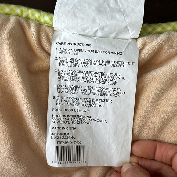 HUG FUN SHAGGY HEAD Sleeping Bag Puppy Dog Full Zippered with puppy head pillow. - Picture 13 of 15